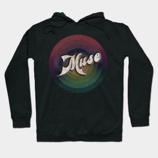 retro vintage circle Muse Hoodie